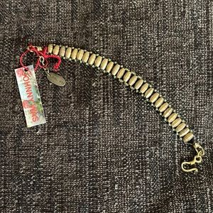 NWT-Boho Chic Bronze/Gold Tone Metal Beaded Bracelet